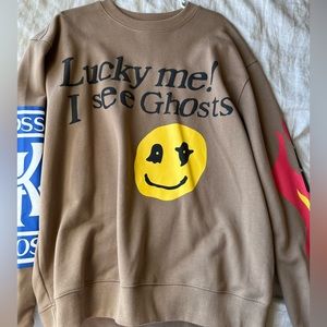 Lucky Me I See Ghosts Sweater Men's Large